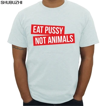 uus jõudnud Süüa Tuss Ei ole Loomade meeste t-särk mood suvel hip-hop luksus brändi tshirt puuvill, tees ja topid sbz5330
