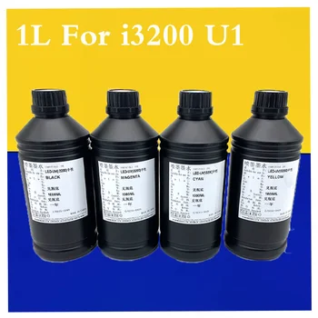 1000ML LED UV Tint neutraalne tint Ravitav Lakk, UV-Krunt Vedelik Epson I3200 U1 4720 Prindipea Suures Formaadis Tindiprinteri