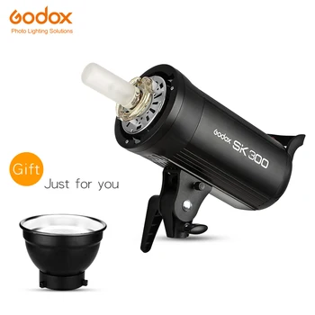 Godox SK300 300W 58GN Professional Studio Flash Strobe Lamp Monolight koos Lambi Pea