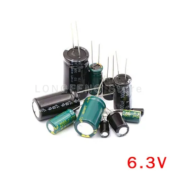 1TK 6.3V10000uF 10000UF 6.3 V Plug-in Elektrolüütiline Kondensaator