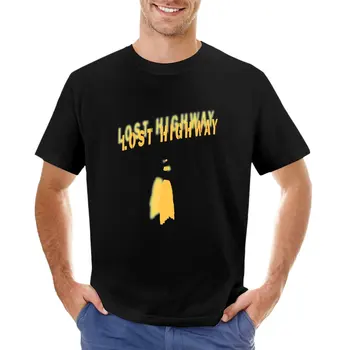 Lost Highway T-Särk tops must t-särk raskekaalu t-särgid, Lühikesed varrukad tee mens treening särgid