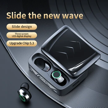 2023 UUS Originaal BQ30 TWS Traadita Bluetooth-Peakomplekti 5.3 Slaid Koos Digitaalse Display-Müra Tühistamises Earbuds Sport Kõrvaklapid