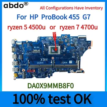 DA0X9MMB8F0.Hp probook 455 g7 Sülearvuti Emaplaadi. Koos AMD CPU R5 R7. testitud hea tasuta shipping