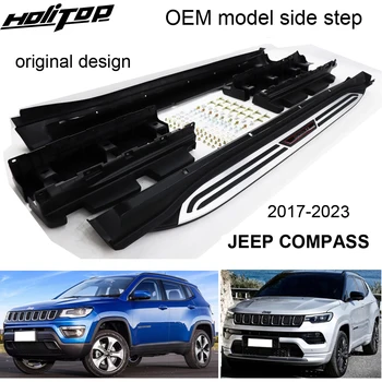 töötab juhatus pool sammu pool baar Jeep Compass 2017-2020 2021 2022 2023,originaal mudel, ISO9001 tehase pakkumise,saab kandevõime 250kg