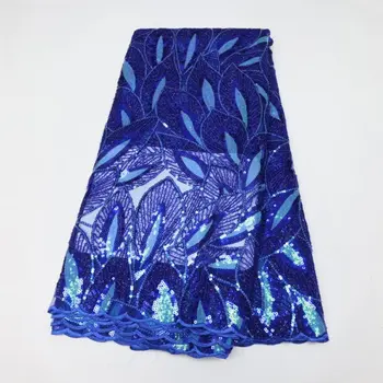 Aafrika pits kangas 2023 viimane bluie India sari kangas kvaliteetne tülli ehitud pitsi kanga pulm kleit YYZ879