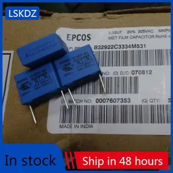 20pcs/50tk EPCOS 0.33 uf/305vAC 330nf u33 334New film capacitorB32922C3334M