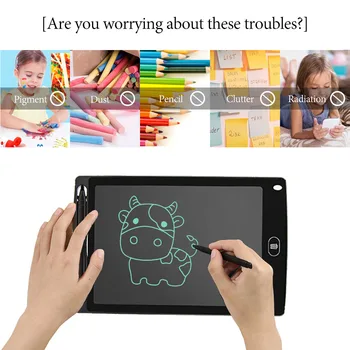 8.5/10/12 -Tolline LCD Kirjalikult Tablett Laste Magic Tahvli Digitaalne joonestuslaud Maali Pad Aju Mäng Lastele, Mänguasjad, Parim Kingitus