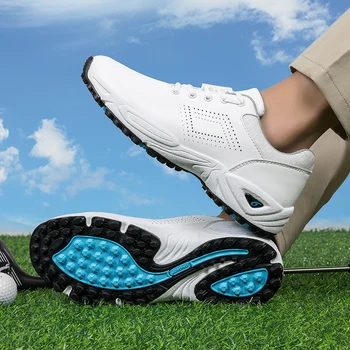 Uus Professionaalne Golf Kingad Spikeless Meeste Golf Tossud Väljas Anti Slip Jalgsi Golfimängija, Sportlikud Jalatsid