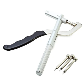 Vaadata Parandamise Tööriista Komplekt Metall Kell Tööriista Terasest Bänd Pin Remover Tangid Link Reguleerija koos 3 Vaba Pin-Seppä Vahend Tarvikud