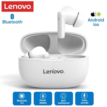 Lenovo HT05 TWS Traadita Kõrvaklapid Bluetooth Sport Earbuds HiFi Stereo Headset Koos Mic-Touch Control For Android, IOS Nutitelefoni