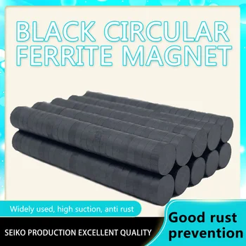 Must Ring Magnetid Läbimõõt 8mm 10mm 12mm Raud Tavaline Ketas, Magnet Y30 Käsitöö Külmkapp Magnet Kleebis DIY Magnet Plaaster