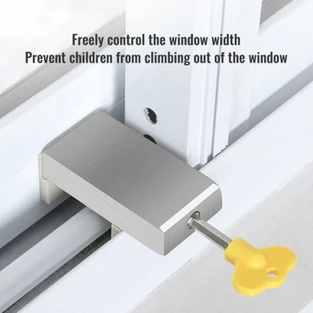 2 Tk Roostevabast Terasest Aknas Piirajaid Akna Turvalisuse Lukud Vertikaalne Elektriline Windows Childproof Ülejäänud Dropshipping