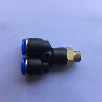 2tk 4mm Y-tüüpi kruvi keere tee PX4 - M5 PX4-01 PX4-02 pneumaatilised kiire plug connector