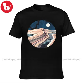 Moon T-Särk Mees Graafiline T-Särgid, Lühikesed Varrukad Beach T-Särk Mood Prindi Tshirt Liiga 3XL