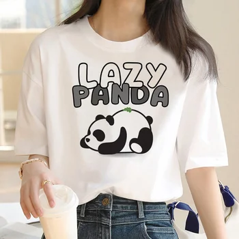 Panda Print t-särk naiste naljakas Tee tüdruk koomiline riided