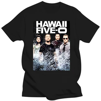 lõbusad t-särgid Meeste Hawaii Five 0 Plakat, Ümar Krae, Lühike Varrukas T-Särk