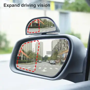 Auto Peegel lainurk 360 Kraadi Reguleeritav ABS Auto Rearview Mirror Parkimine Ajastiga Vidin Sõiduki Auto Rearview Mirror