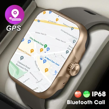Eest Xiaomi Huawei 1.83 tolline AMOLED Bluetooth Kõne GPS Smartwatch Mehed Toetust 60+Sport 2023 Uus Naiste Pöörlevad klahvid Smart Watch+Kast