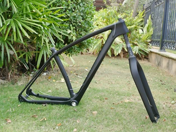 Full Carbon Fiber UD Matt ketaspidur Frame Mountain Bike Jalgratta Jalgrattasõit 29ER MTB Raam & Fork ( 15