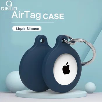 UUS 2021 Apple Airtag karpi Võtmehoidja Airtags-tracker Vedel Silikoon Kate Airtags Tarvikud Tracker Lukk