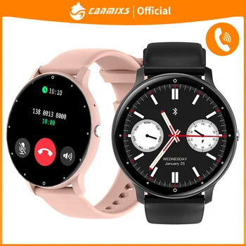 Canmixs Smart Watch Naised Mehed Bluetooth Kõne Smartwatch Südame Löögisageduse Monitor Veekindel Sport Fitness Vaadata IOS Android