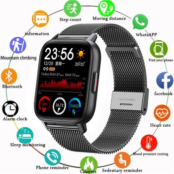 2023 Uus 1.69 Tolline Smart Vaadata Meeste ja Naiste Südame löögisageduse ja vere hapniku monitor, Full touch Sport Kell, Mees Smartwatch Android ja IOS