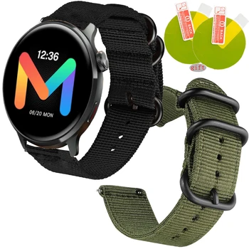 Nylon Rihma Mibro Lite2 Smart Watch Band Sport Käevõru Mibro Lite 2 Screen Protector Film