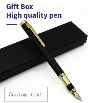 Kingitus Kasti Fountain Pen Kõik metal pastakahoidja Ettevõtte Kooli Auhinnad Õpilane Kirjalikult Kohandatud Tekst