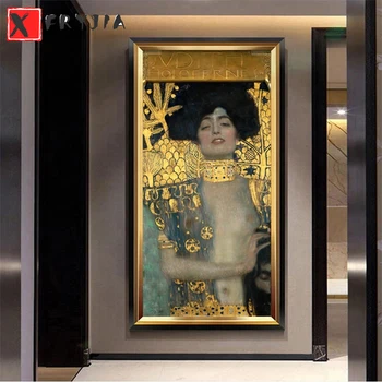 Diamond Maali Kunstnik Gustav Klimt Klassikaline Kunsti Kunsti 5d Diamond Tikandid Täielik Teemant Mosaiik ristpistes Teenetemärgi
