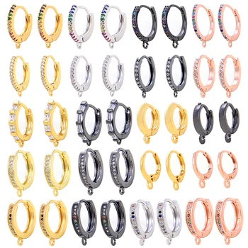 Värvilised Helmed Investor-Basic Ring Hoop18K Kuld Tolknema Kõrvarõngas Fastener Klõpsake Bailsid, Trendikas Ehteid Tehes Pakkumise Tarvikud