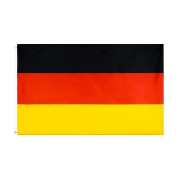 Saksa Deutschland Saksamaa Lipp Riik 3x5 JALGA Polüester 150x90cm Pool, Topelt Õmmeldud Erksad Värvi Kaunistused Väljas Siseruumides