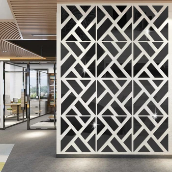 3D Peegel Seina Kleebis DIY Geomeetriline Seina Kleebised TV Taust elutuba Kodu Kaunistamiseks Vannitoa Peegel Dekoratiivsed Kleebised