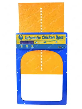 Metallist ajastus anti-näputäis kana coop, ukse lemmiklooma puuri automaatne ukse tuvi aretus automaatne sõidab ukse