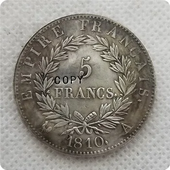 1810 PRANTSUSMAA 5 FRANK Koopia Mündi mälestusmündid-replica münte medal müntide kollektsiooni