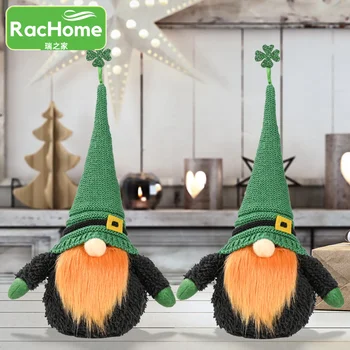 Tomte Gnome Kaunistused Käsitöö Rootsi Kääbus Figuriin St Patricks Day Palus Gnomes Puhkus Iirimaa Õnnelik Elf Kodus Kaunistused