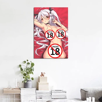 Sexy Anime Girl Lihtne Tapeet Seina Art Plakatid Lõuend Print Dekoratiivsed Maalid Home Decor
