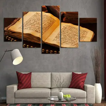 5 Paneeli Religioosne Raamat, Piibel, Usk, Lõuend Pilt Seina Art HD Prindi Decor Pilte Home Decor Plakat, Tuba Decor Maalid