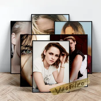 Näitlejanna Kristen Stewart Plakat, Ilus Tüdruk, Näitleja Seina Kleebised, Filmi Naine Star Art Prints, Stewart Portree Seina Pilt