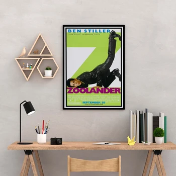 Zoolander Movie Poster Art Print Lõuend Maali Seina Pilte Elutuba Home Decor (Raamita)