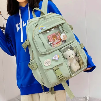 Jaapani Armas Naiste Seljakotid Veekindel Multi-Tasku Kooli Seljakott Õpilane Naine Tüdrukud Kawaii Sülearvuti Raamat Pack Mochilas