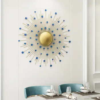 Kaasaegne Sepistatud Raua-Blue Diamond Päikeseprillid Seina Kleebis Kodu Elutuba Seina Riputamise Käsitöö Pood Lobby Baar Seina Decor Seinamaaling
