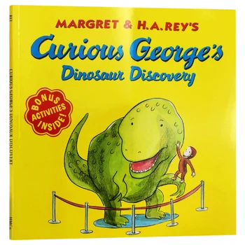 Uudishimulik George Dinosaur Discovery, Laste raamatud vanuses 3 4 5 6, inglise pildiraamatud, 9780618663774