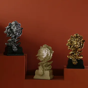 Mi kodu Lõvi Kujud Kaunistamiseks Lõvi Kuju Põhjamaade Vaik Figuriin/Skulptuur Mudel Loomade Kokkuvõte Põhjamaade Teenetemärgi Kodus