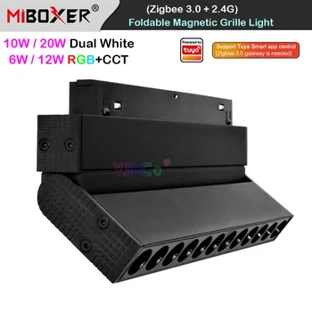 Miboxer 2.4 G Zigbee 3.0 6W 12W RGBCCT 10W 20W Dual Valge LED Kokkupandav Magnet Iluvõre Valgus smart Tuya 48V RF-Kaugjuhtimispult