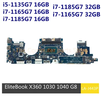Renoveeritud HP EliteBook X360 1030 1040 G8 Sülearvuti Emaplaadi LA-J443P Koos CPU i5-1135G7 i7-1165G i7-1185G7 16GB, 32GB RAM