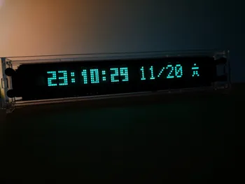 2023 Uus VFD kell lehte keerates kella ajastus meeldetuletus vacuum fluorescent display WIFI ajastus automaatne, manuaalne ereduse