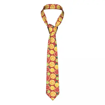 Klassikaline Lips Meestele Silk Meeste Lipsud jaoks Pulmapidu Äri Täiskasvanud Kaela Pael Vabaaja Oranž, Lime Sidruni Ja Greibi Lips