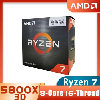 AMD Ryzen 7 5800X3D R7 5800X3D 3.4 GHz, 8-Core 16-Lõng CPU Protsessor 7NM L3=96M 100-000000651 Pesa AM4 Suletud, kuid ilma fänn